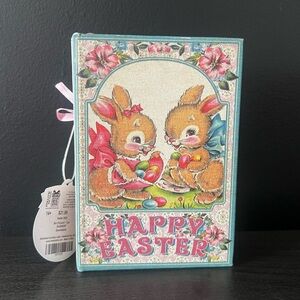 NEW Mr. Cottontail Happy Easter Musical Songbook Tea For 2 Wind Up Vintage Look